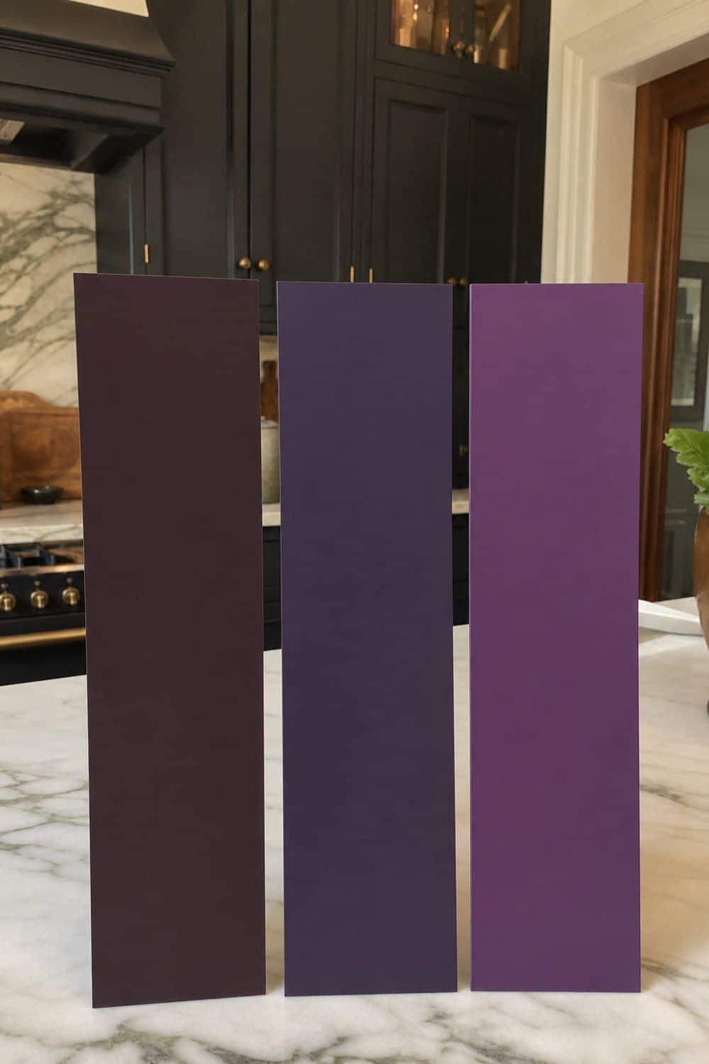 25 Plum Noir Kitchen Ideas for Dark, Dramatic Style 24. Keep Plum Noir Distinct From Aubergine
