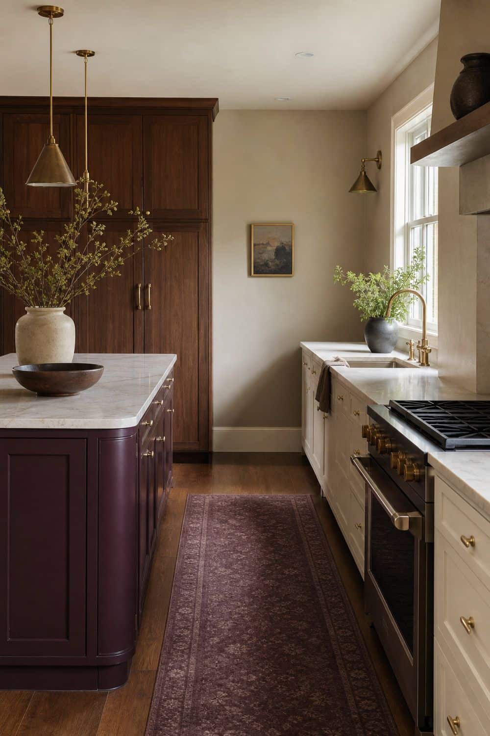 25 Plum Noir Kitchen Ideas for Dark, Dramatic Style 25. Repeat Plum in Two Controlled Places
