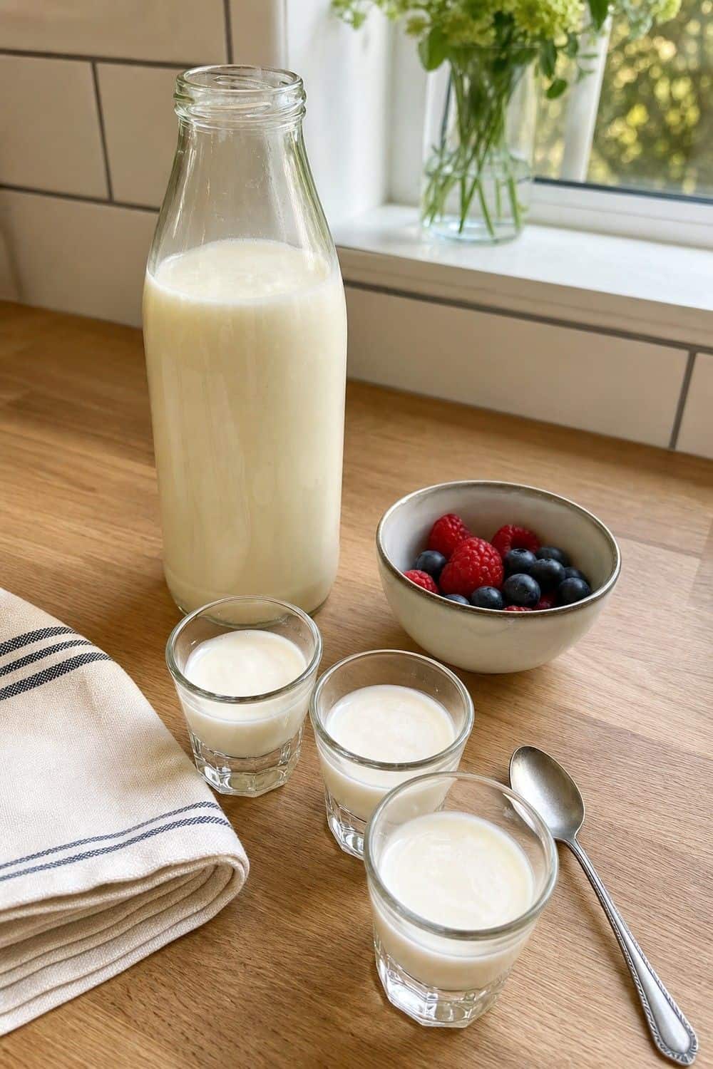 15 Probiotic Drink Station Ideas for Cozy Food Moments 1. Plain Kefir Smoothie Shot Station