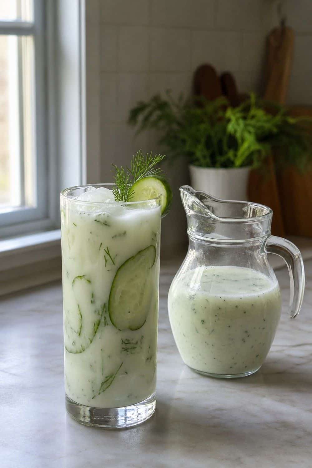 15 Probiotic Drink Station Ideas for Cozy Food Moments 5. Buttermilk Herb Cooler