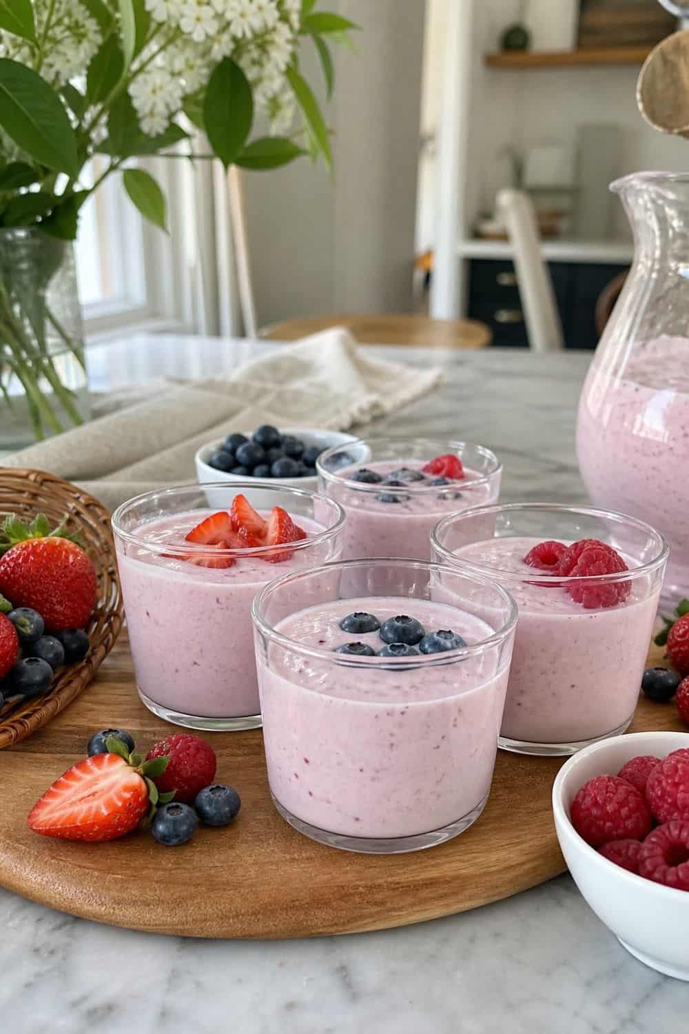 15 Probiotic Drink Station Ideas for Cozy Food Moments 11. Seasonal Berry Kefir Bar