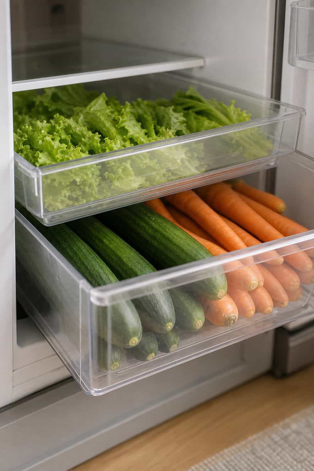 20 Produce Drawer Organization Ideas to Keep Food Fresher produce drawer organization section 14