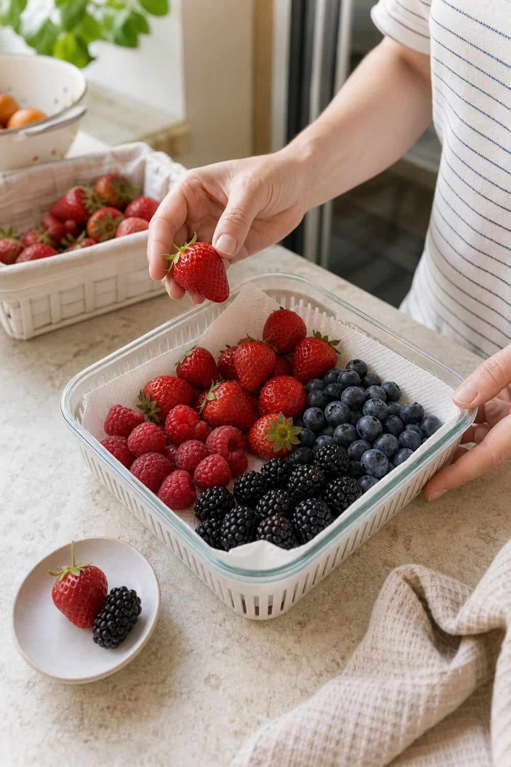 20 Produce Washing and Storage Routine Ideas produce washing and storage routine section 03