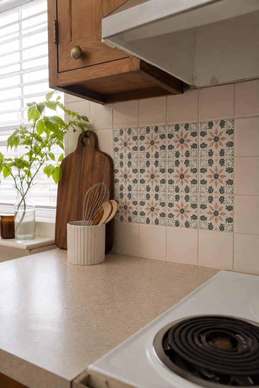 15. Removable Tile Stickers for Dated Floor or Backsplash Details