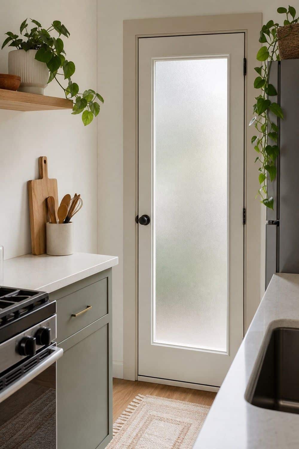 16. Window Privacy Film for Kitchen Glass Doors