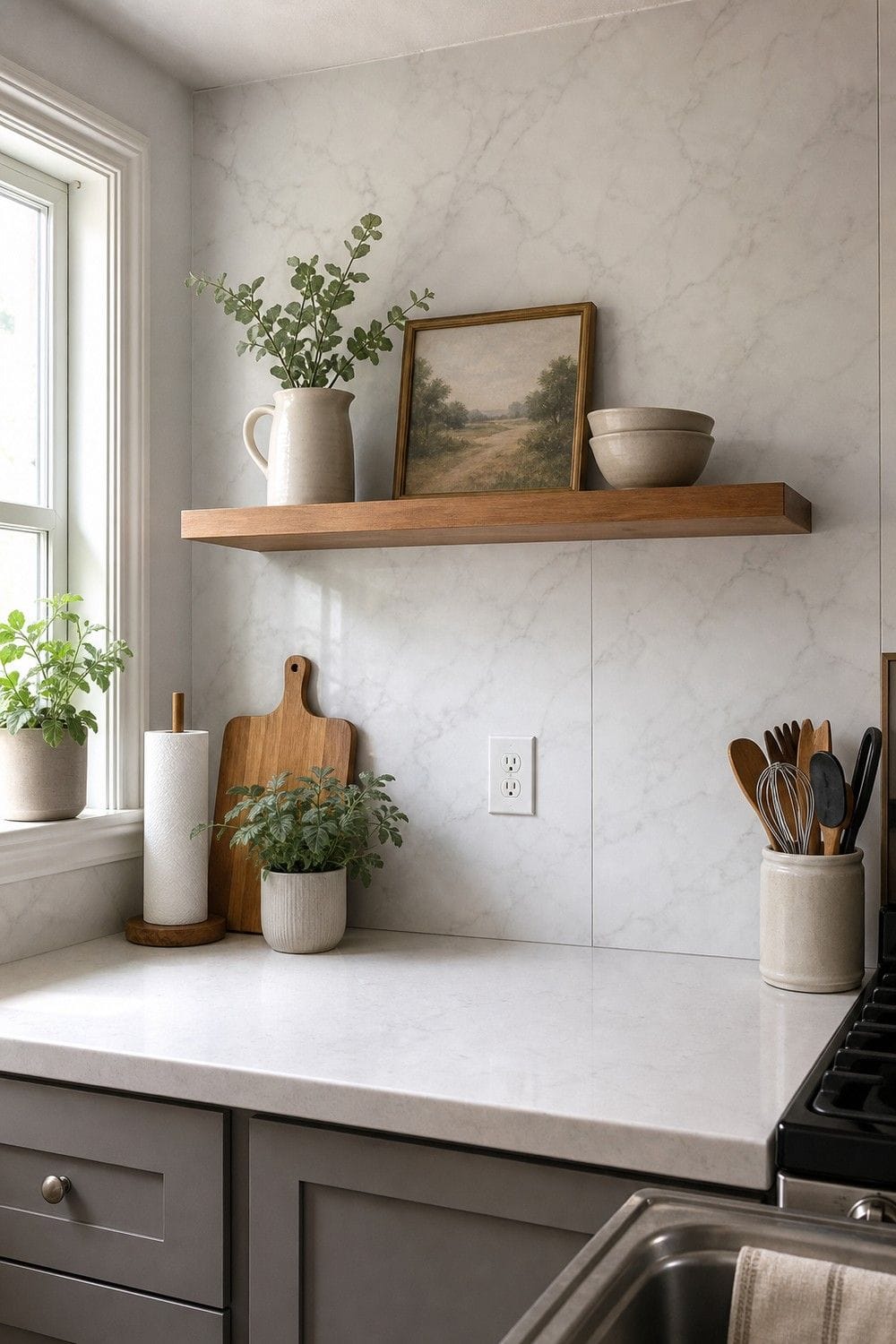 23. Removable Backsplash Panels for a Larger Wall Span