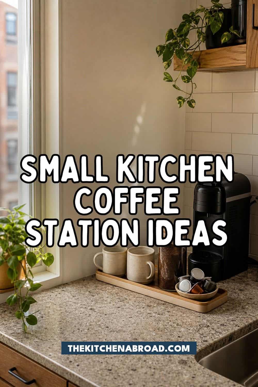 small kitchen coffee station ideas pinterest pin