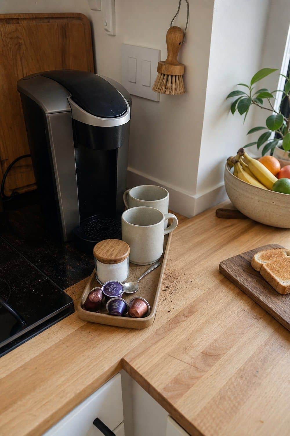 15 Small Kitchen Coffee Station Ideas for Tiny Counters small kitchen coffee station ideas section 02