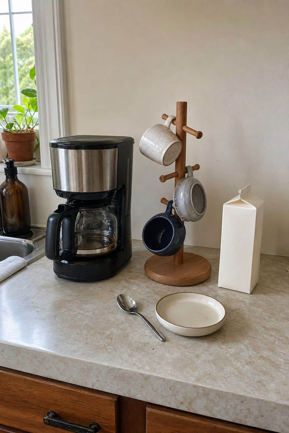 15 Small Kitchen Coffee Station Ideas for Tiny Counters small kitchen coffee station ideas section 06