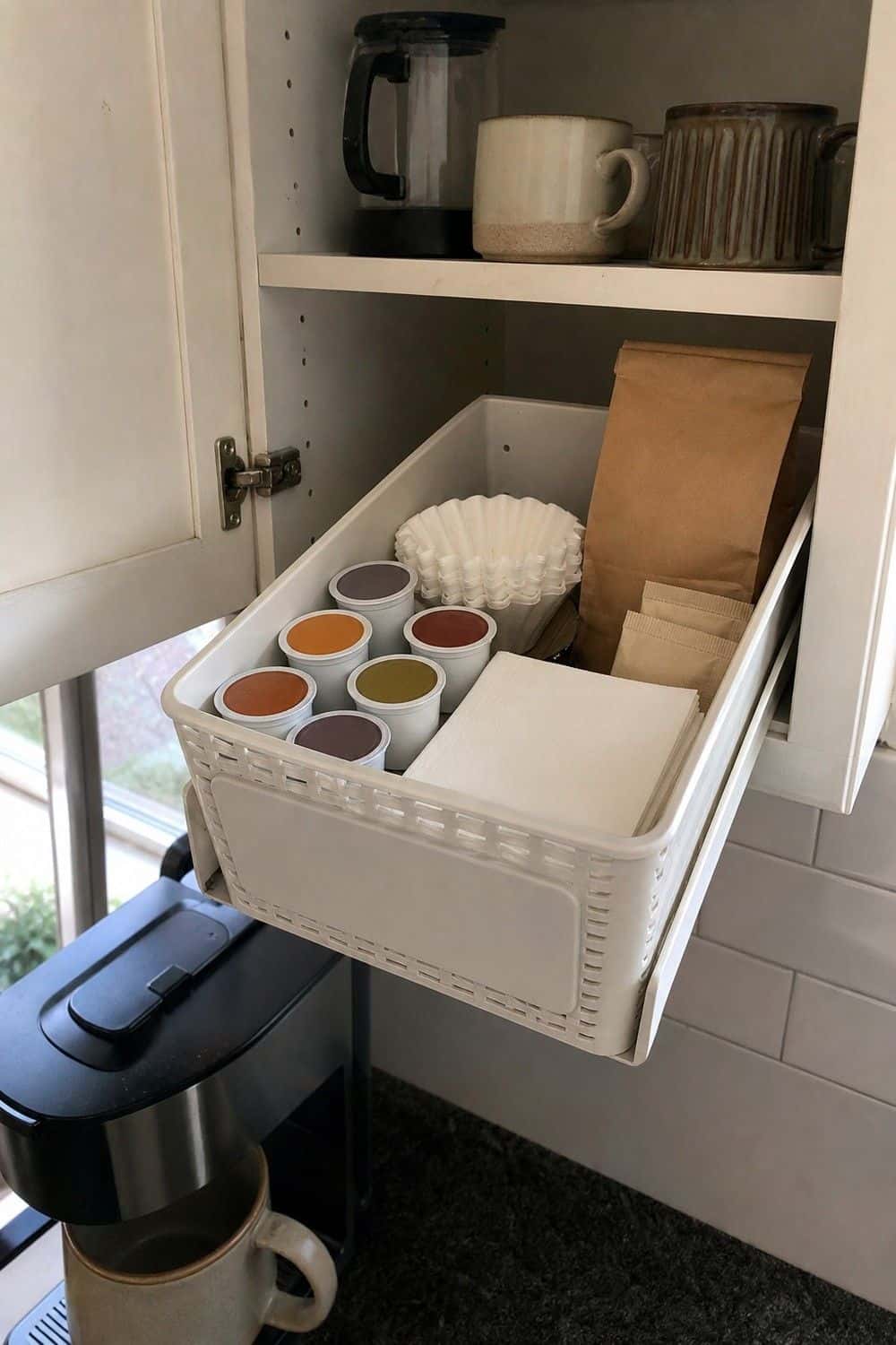 15 Small Kitchen Coffee Station Ideas for Tiny Counters small kitchen coffee station ideas section 09