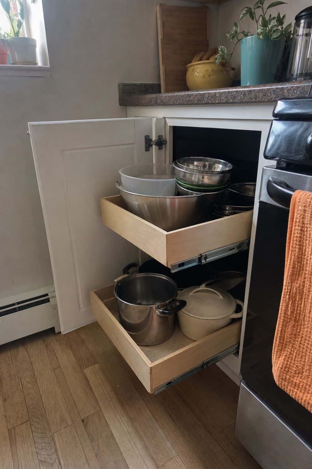 15 Best Small Kitchen Storage Products Worth Buying Pull Out Cabinet Organizer for Deep Lower Cabinets