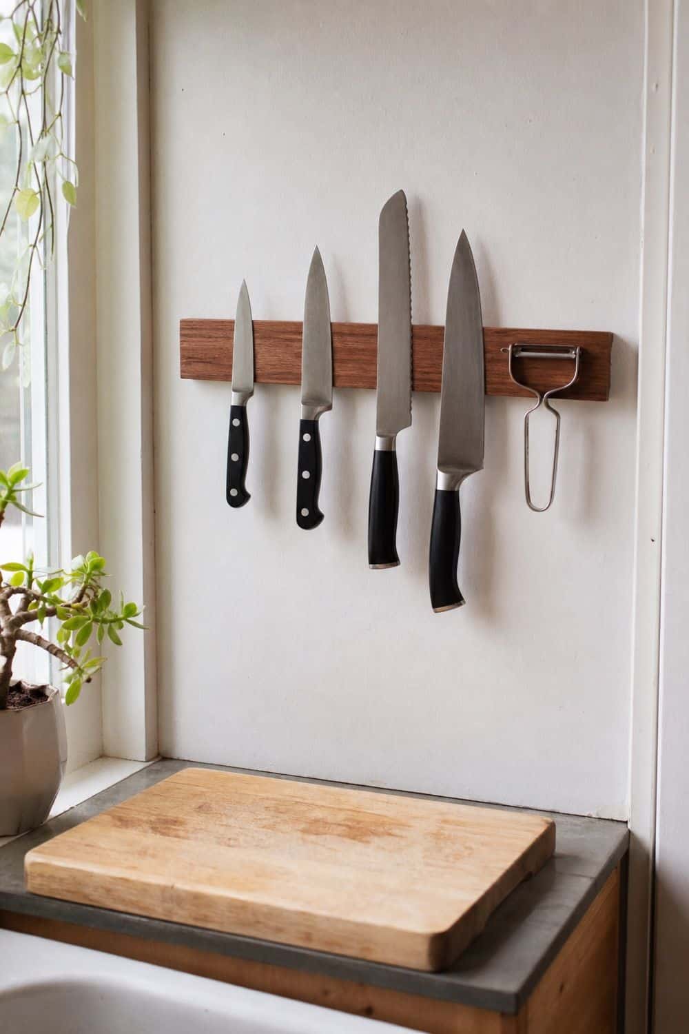 15 Best Small Kitchen Storage Products Worth Buying Magnetic Knife Strip for Prep Tools