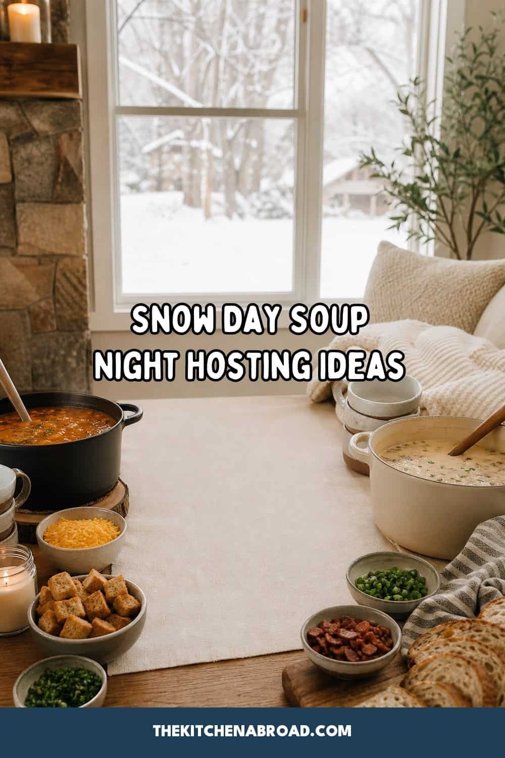 25 Snow Day Soup Night Hosting Ideas for Easy Hosting snow day soup night hosting ideas pinterest pin
