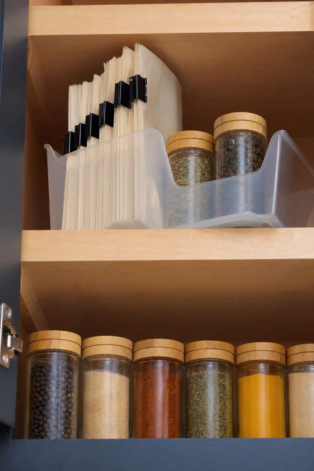 spice cabinet organization section 13