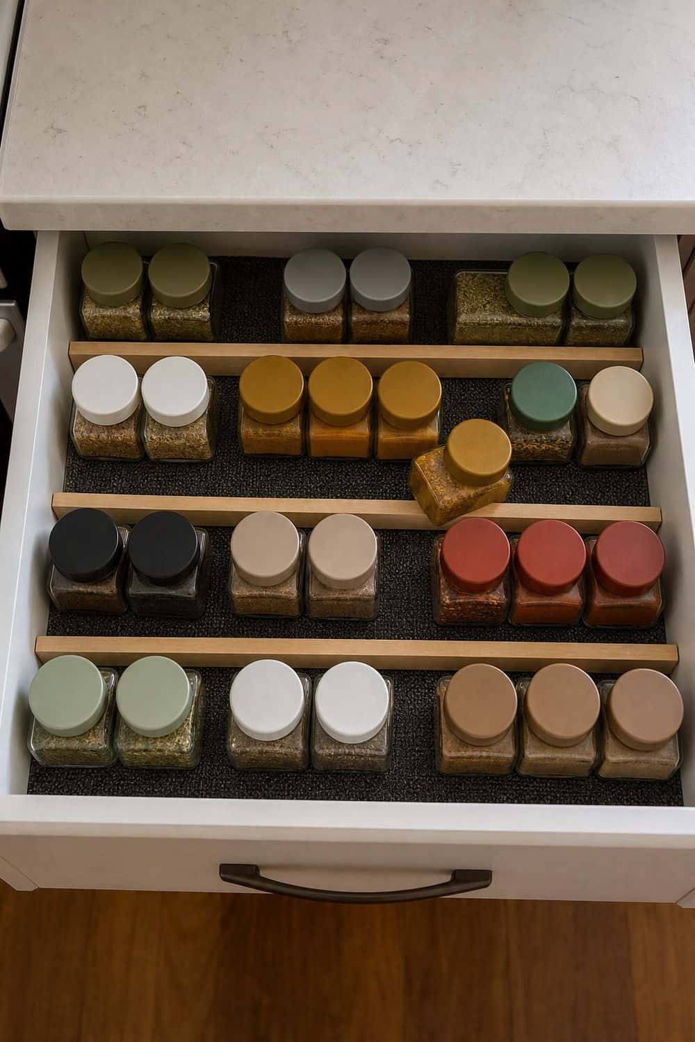 spice drawer organization section 04