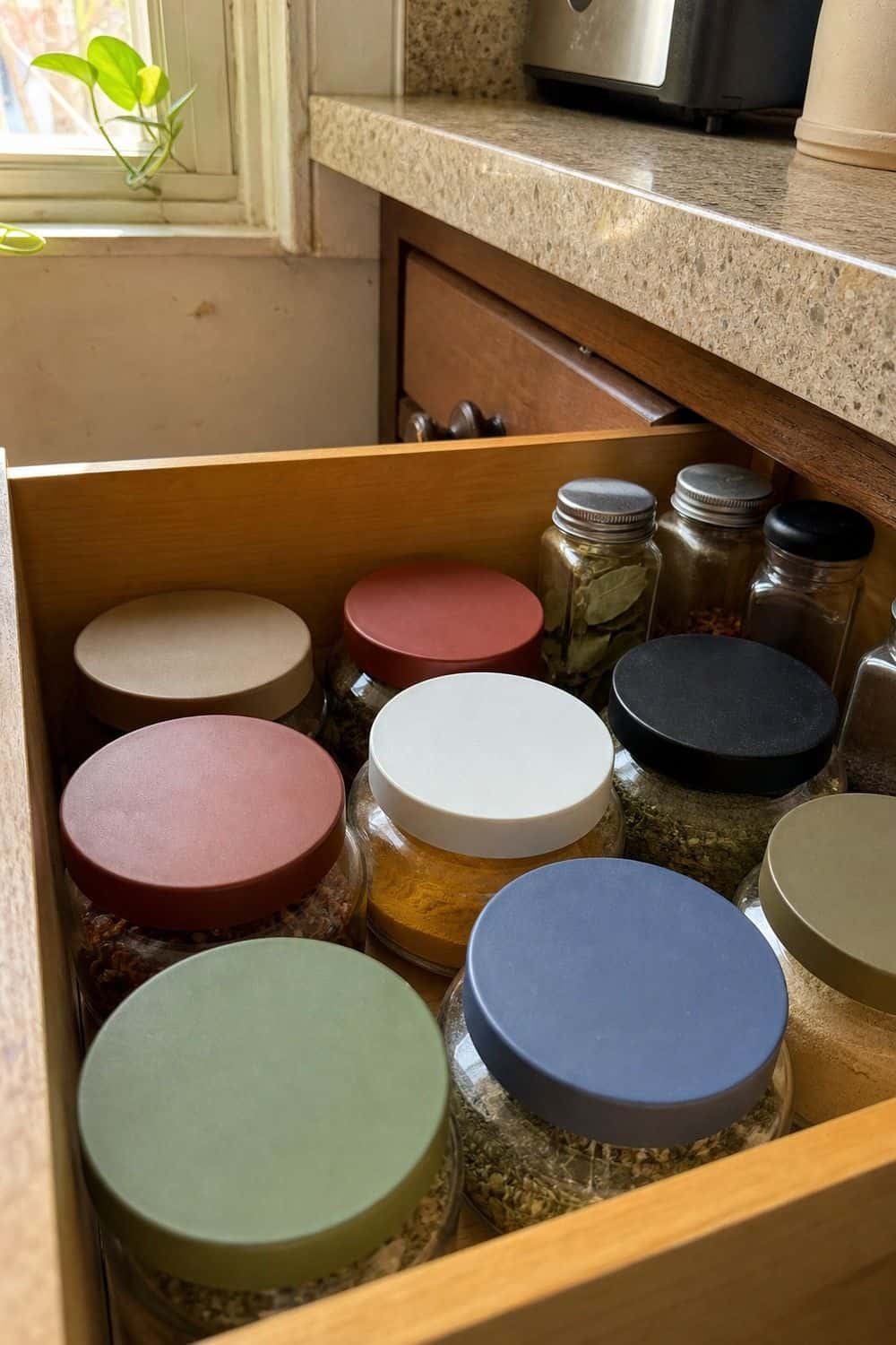 spice drawer organization section 05