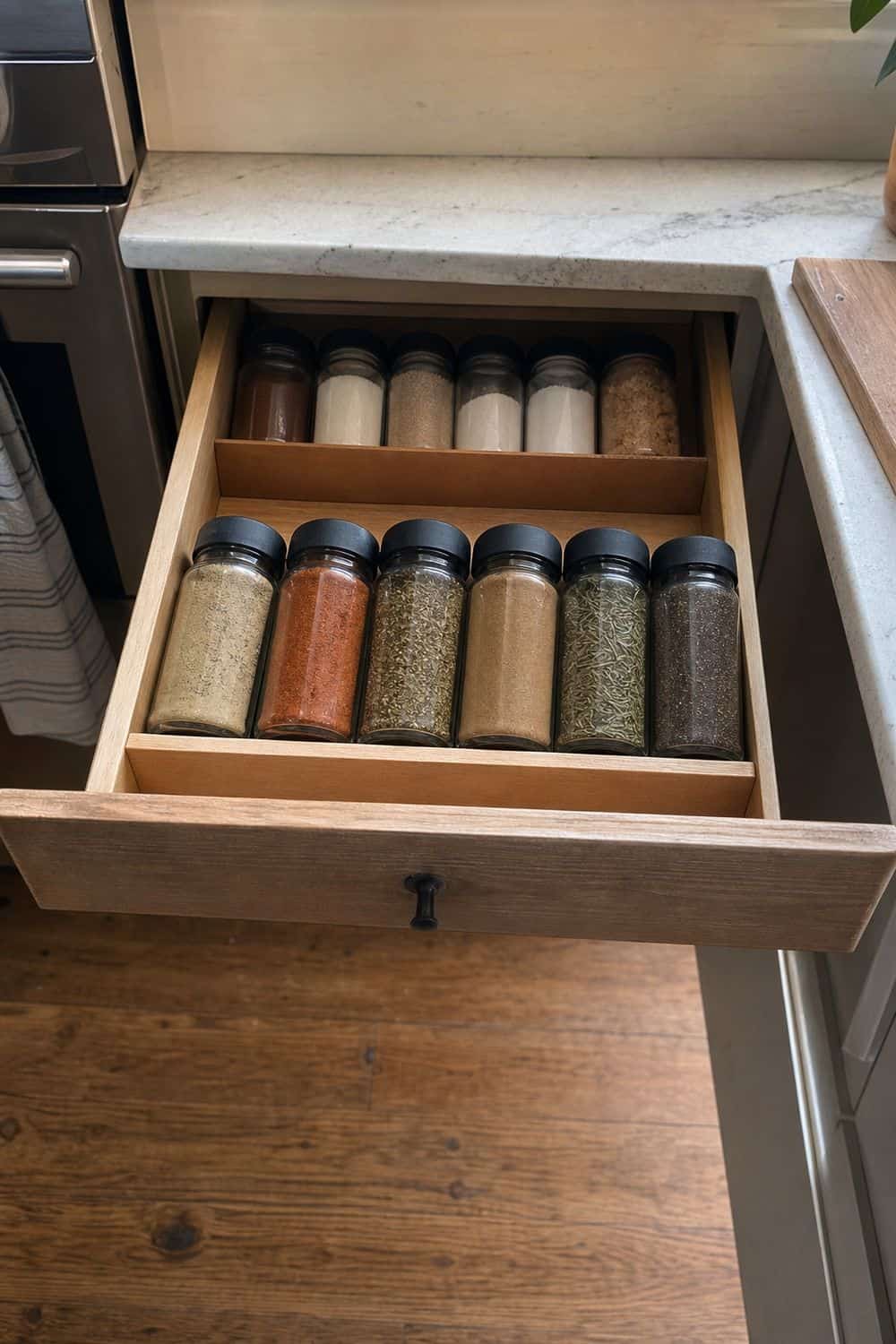 spice drawer organization section 08