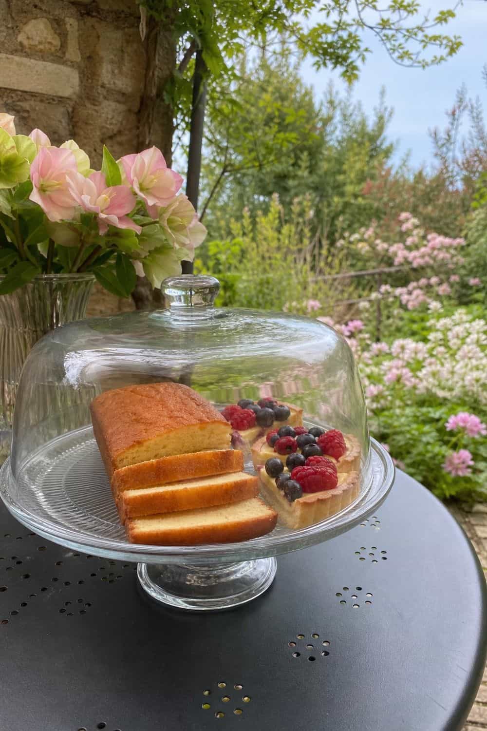 25 Spring Garden Brunch Hosting Ideas for an Outdoor Table Light Dessert Kept Covered for a spring garden brunch outdoor table