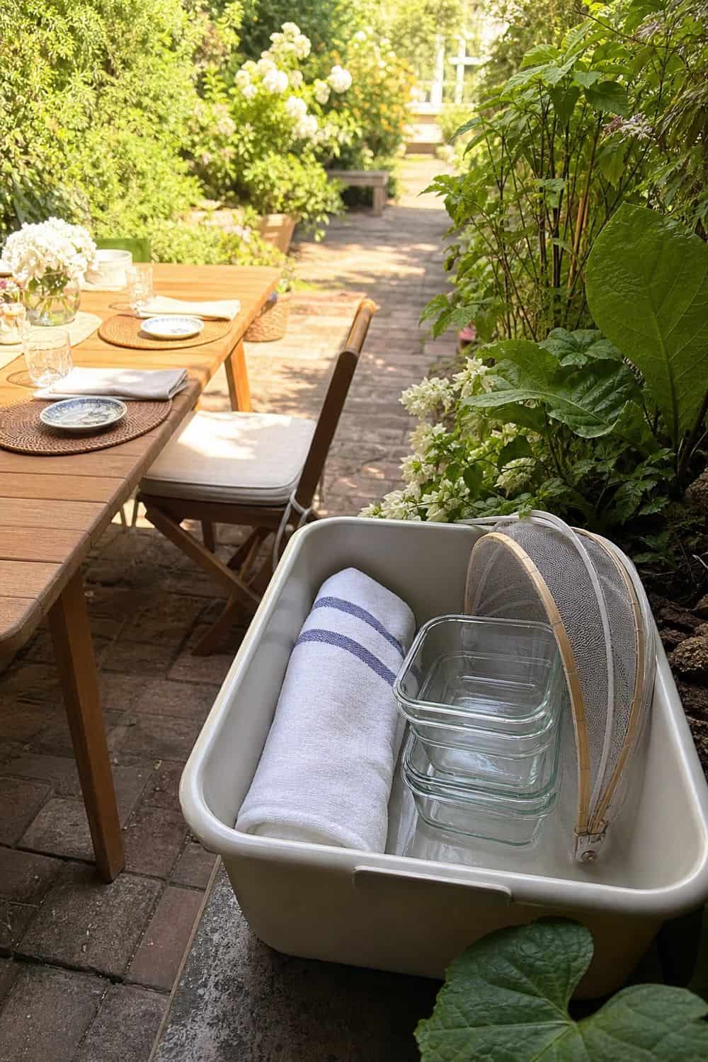 25 Spring Garden Brunch Hosting Ideas for an Outdoor Table Outdoor Reset Before Brunch Starts for a spring garden brunch outdoor table
