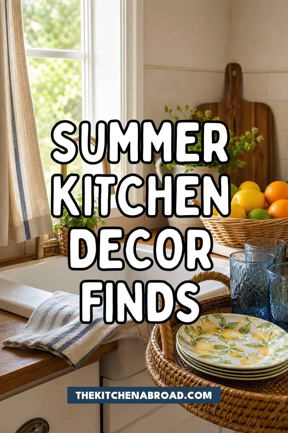 summer kitchen decor finds pinterest pin