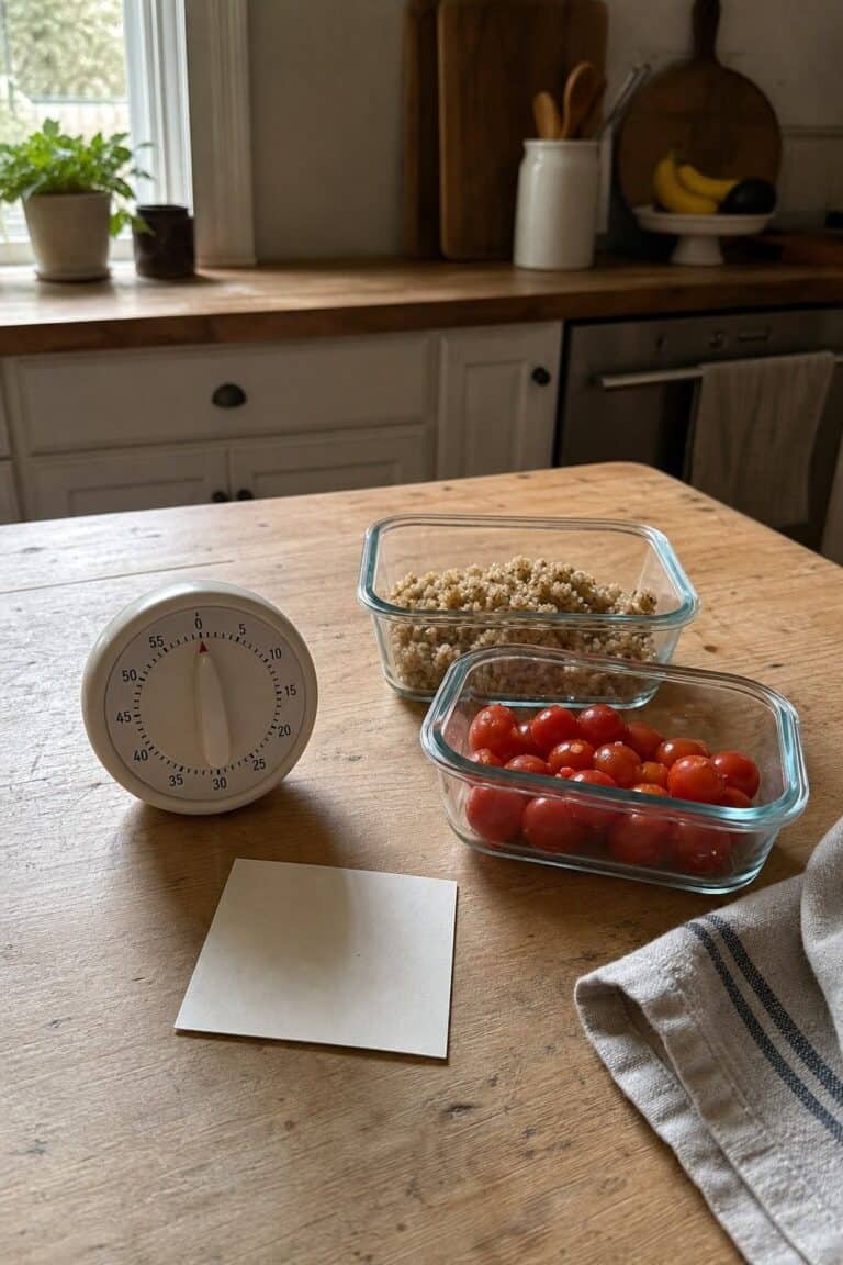 How to Build a Simple Sunday Meal Prep Routine