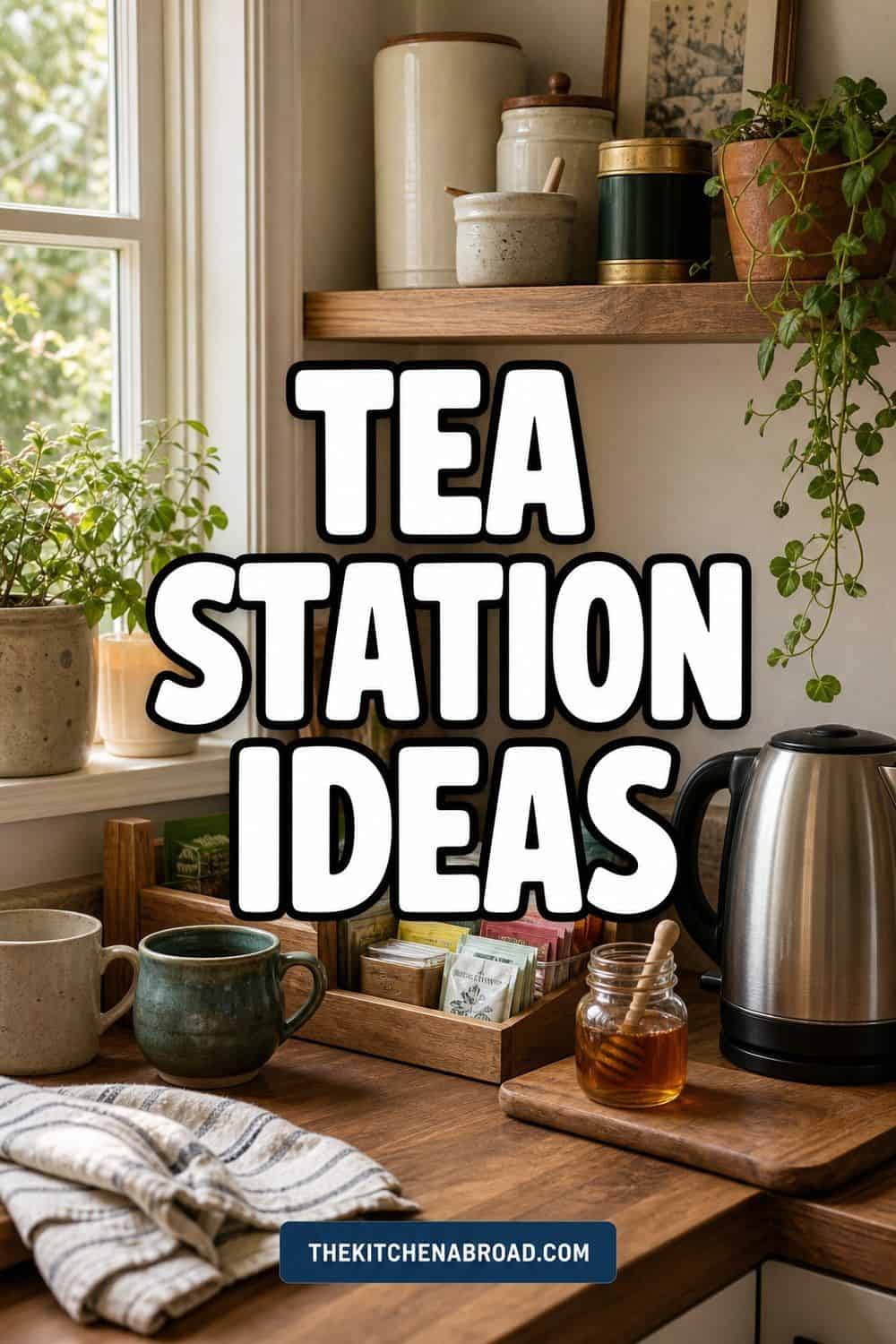 tea station ideas pinterest pin