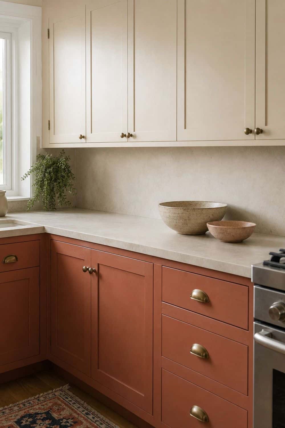 25 Terracotta Kitchen Ideas for Warm Mediterranean Color terracotta kitchen ideas section 06 terracotta with cream cabinets