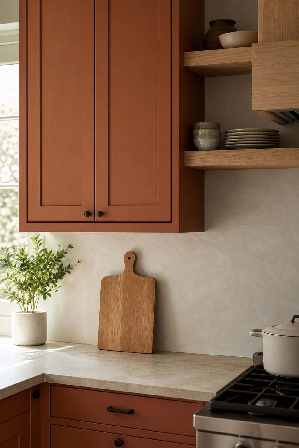 25 Terracotta Kitchen Ideas for Warm Mediterranean Color terracotta kitchen ideas section 11 matte black details for balance