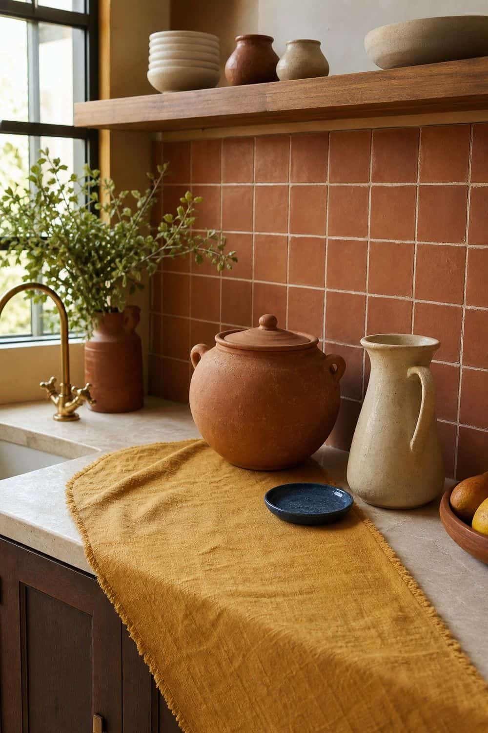 25 Terracotta Kitchen Ideas for Warm Mediterranean Color terracotta kitchen ideas section 13 ochre and clay layers