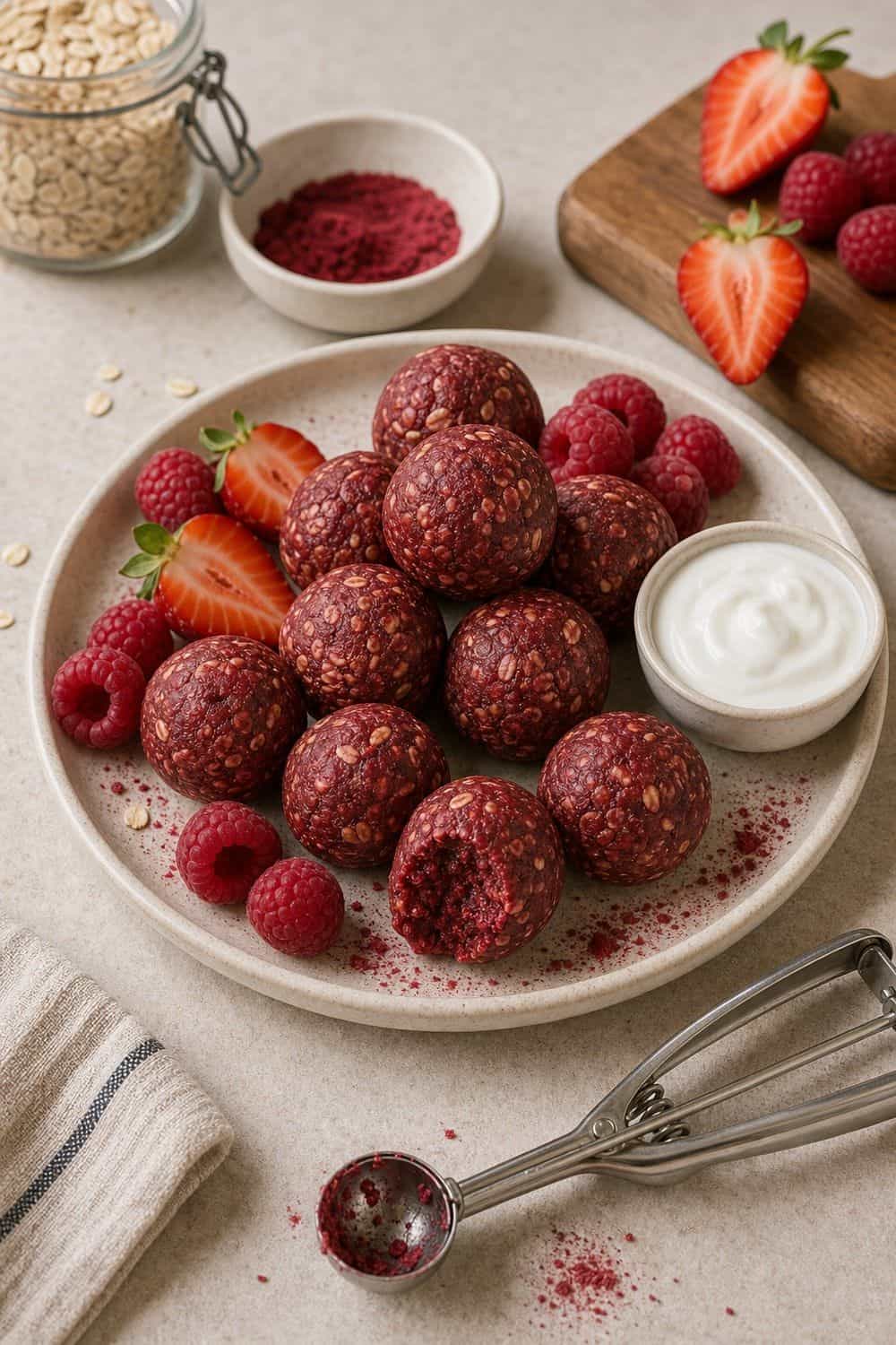 20 Valentine Snack Plate Ideas for Cozy Food Moments Red Velvet Energy Bites Valentine snack plate