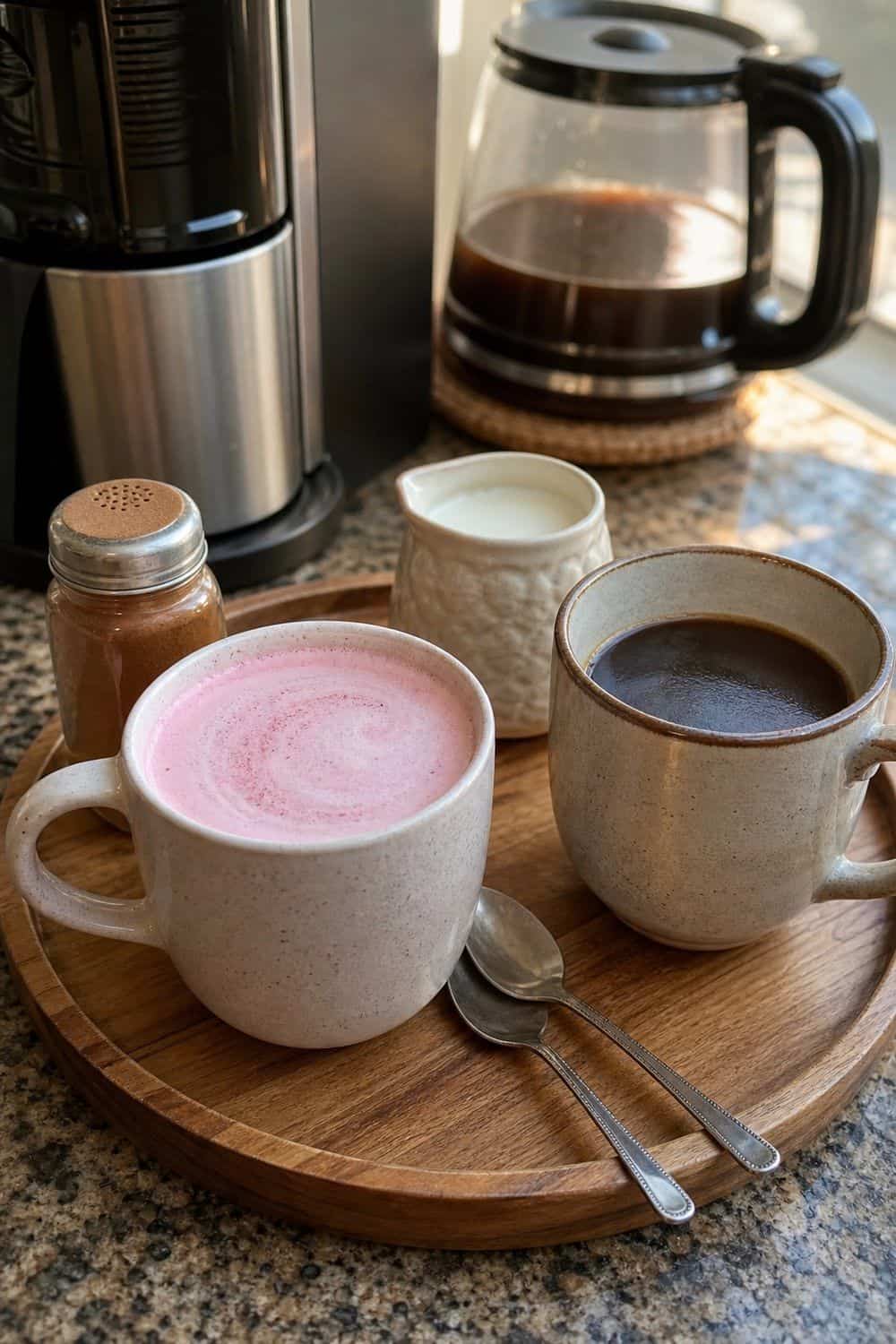 25 Valentine's Day Brunch Hosting Ideas for a Pretty Morning Table 13. Add a Pretty Coffee or Pink Latte Moment for Valentine’s Day brunch