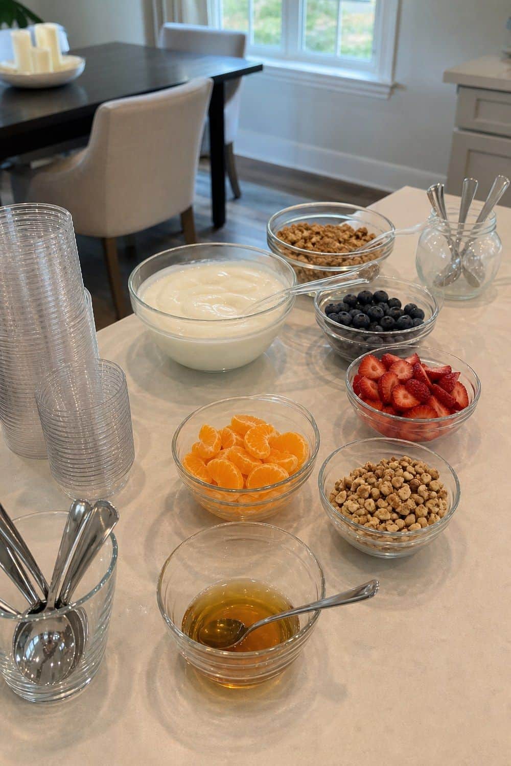 25 Valentine's Day Brunch Hosting Ideas for a Pretty Morning Table 22. Add a Yogurt Parfait Station for Valentine’s Day brunch