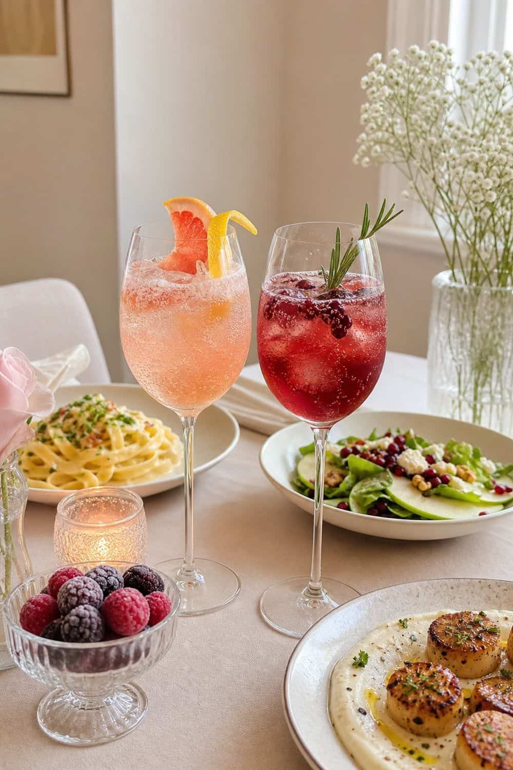 25 Valentine's Day Dinner Ideas for a Romantic Night at Home valentines day dinner ideas 13 nonalcoholic pairing menu