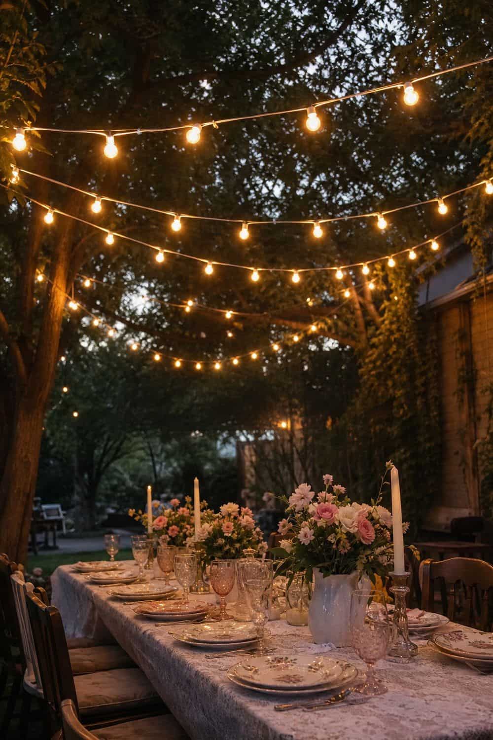 25 Vintage Garden Dinner Party Ideas for a Romantic Outdoor Table vintage garden dinner party ideas section 18