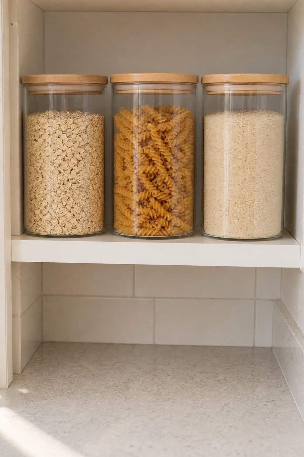vintage kitchen ideas 03 glass canisters for pantry staples
