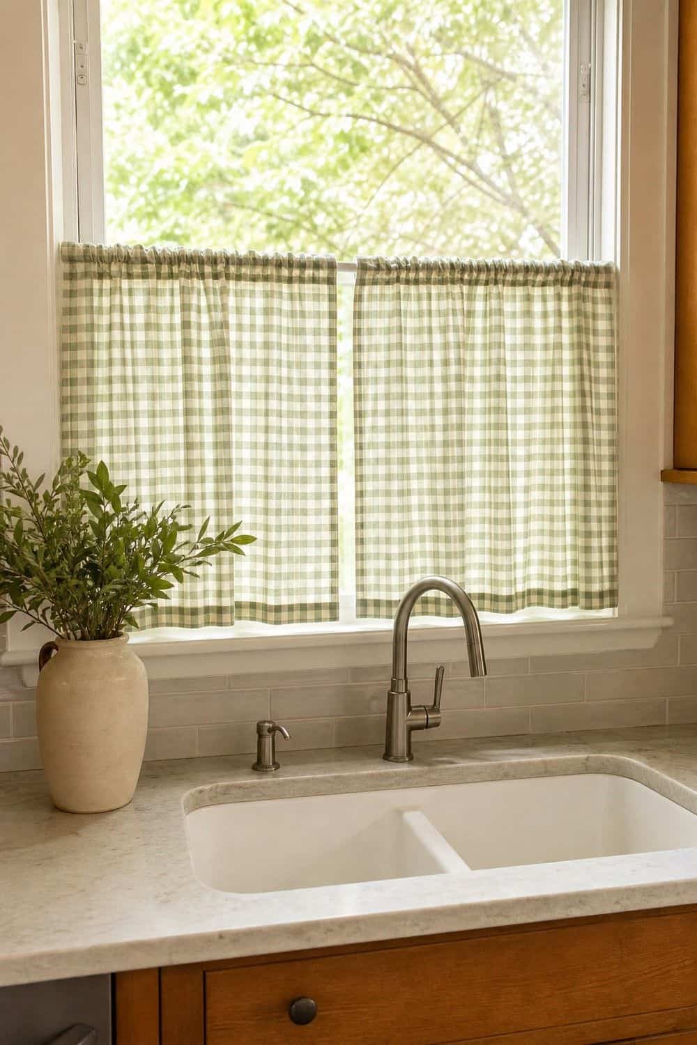 vintage kitchen ideas 12 cafe curtains in a retro print