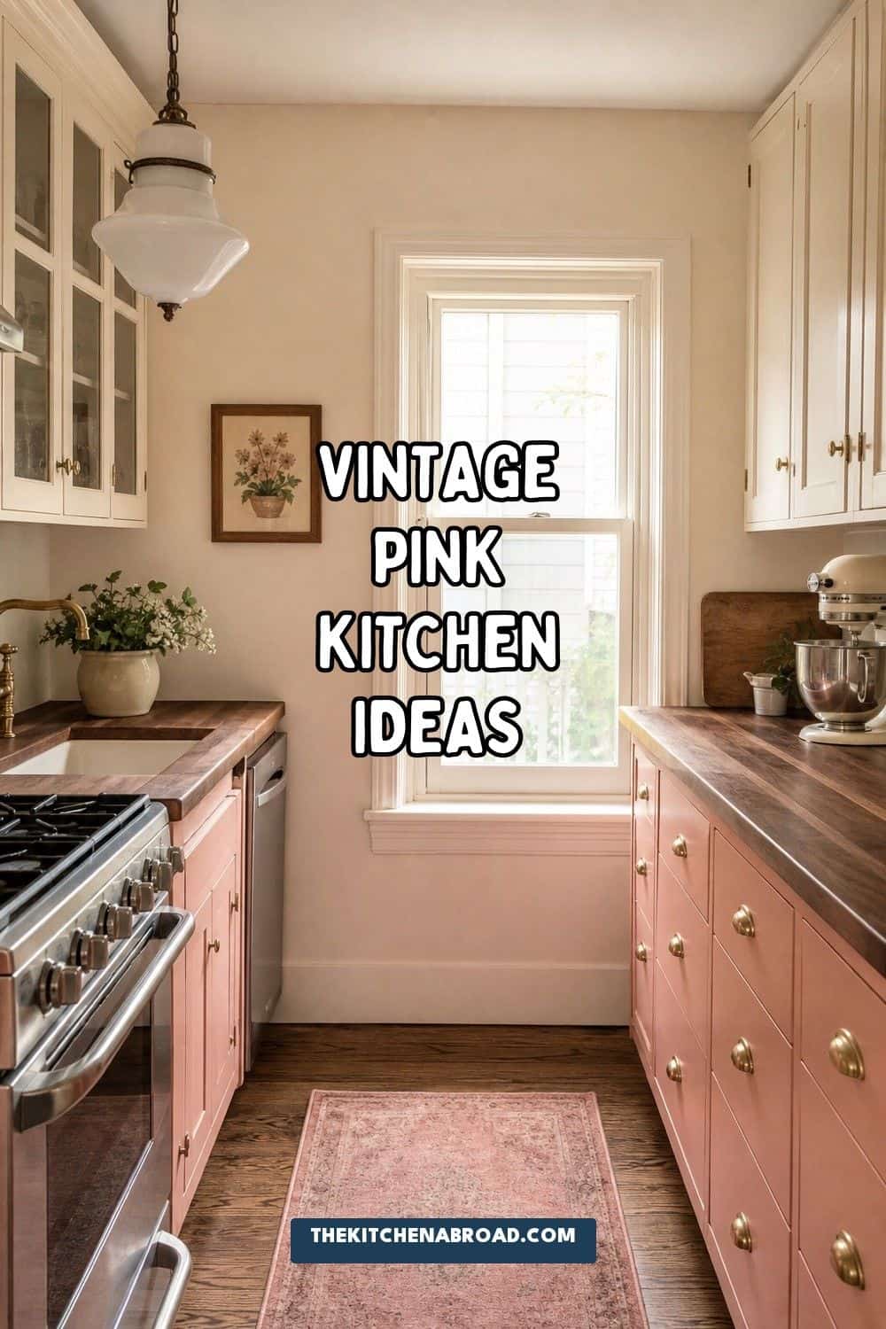 vintage pink kitchen ideas pinterest pin