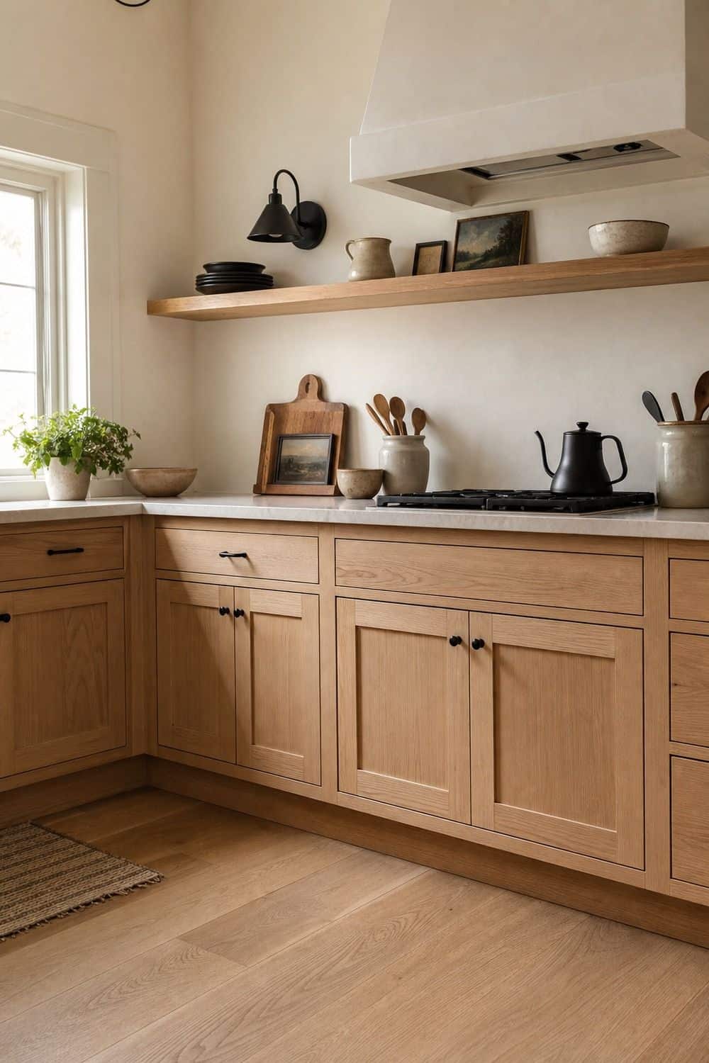 25 Warm Wood Kitchen Ideas for Natural Everyday Style White Oak for a Lighter Warm Base for warm wood kitchen ideas