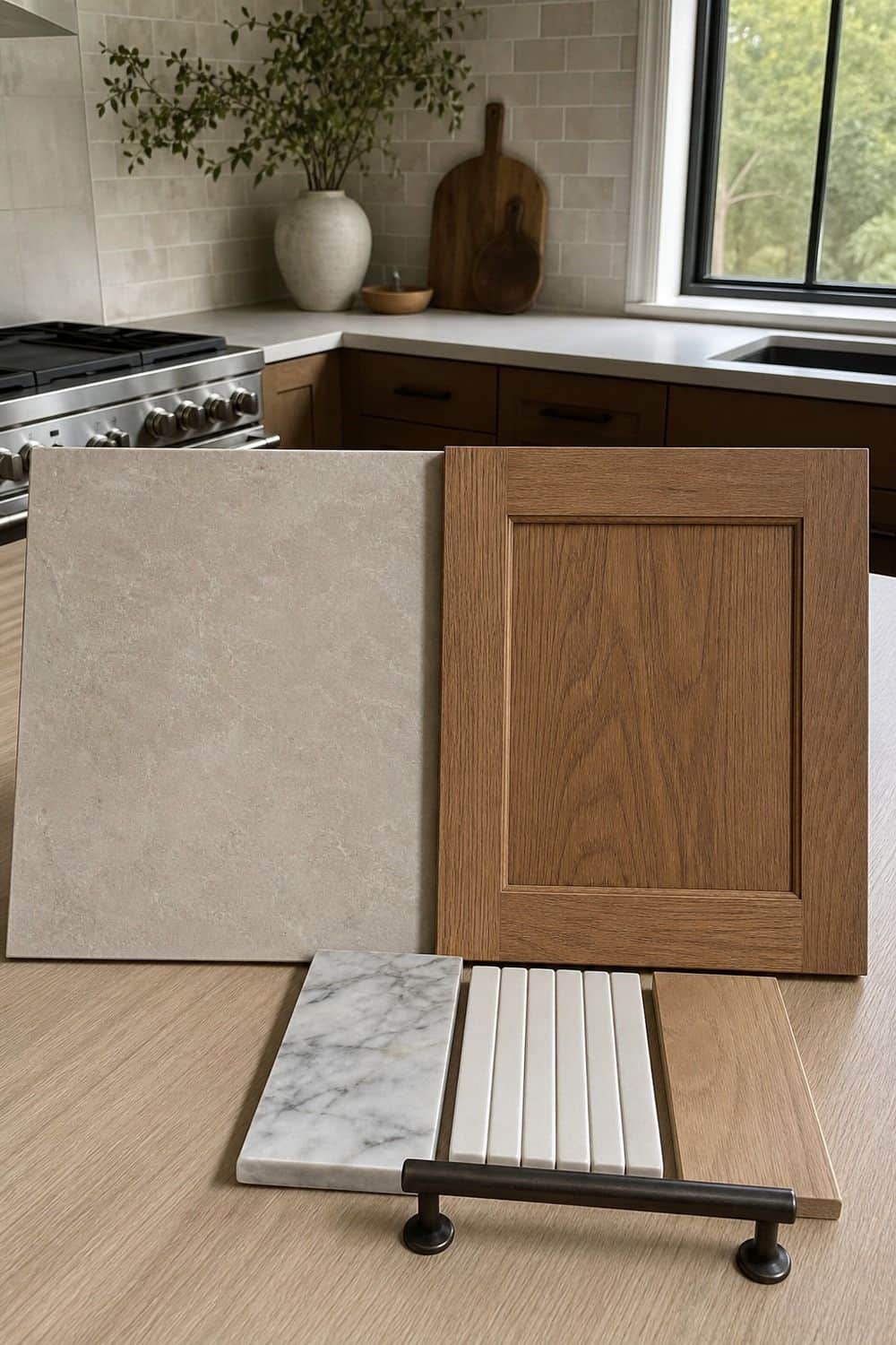 25 Warm Wood Kitchen Ideas for Natural Everyday Style Honed Stone Beside Wood Grain for warm wood kitchen ideas