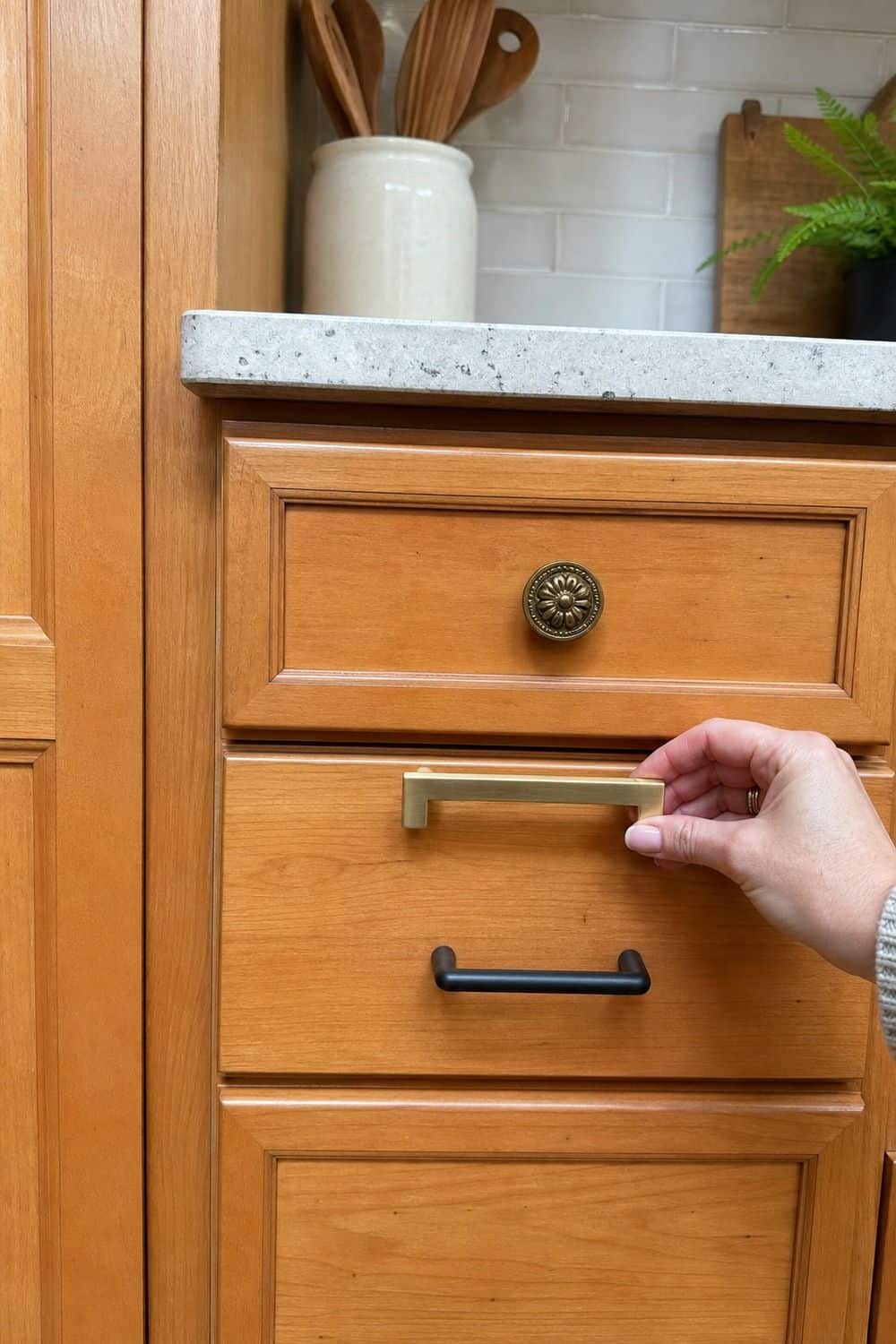 25 Warm Wood Kitchen Ideas for Natural Everyday Style New Hardware for Orange Cabinets for warm wood kitchen ideas