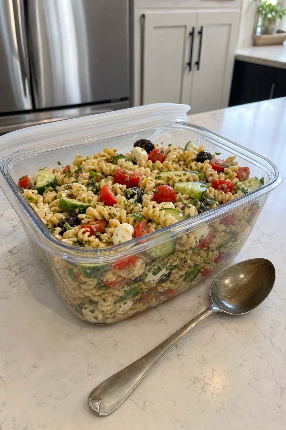 2. Pasta Salad That Can Sit Out Briefly