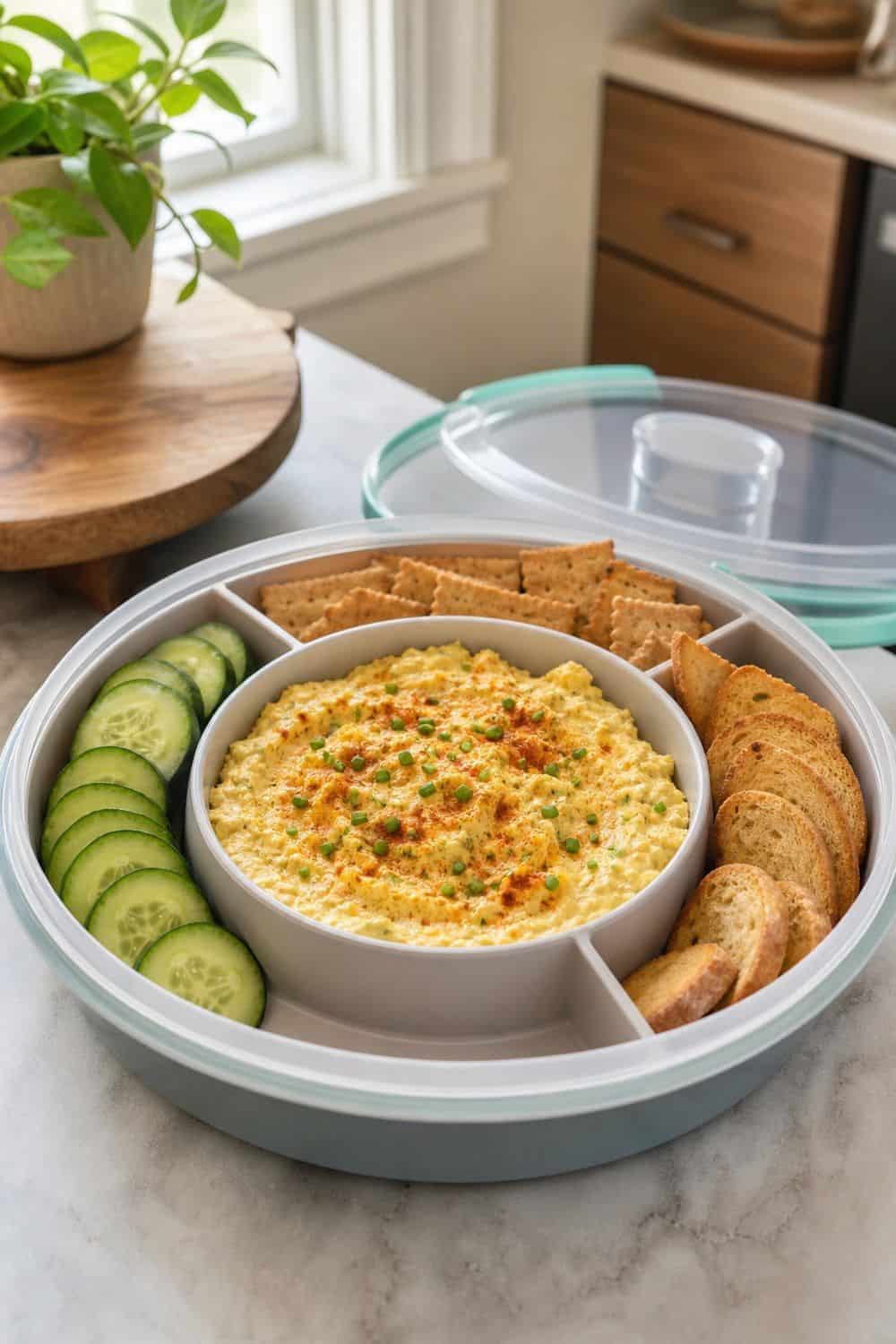 6. Deviled Egg Dip Instead of Deviled Eggs