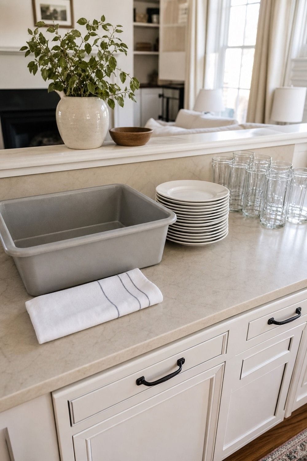 25 Winter Brunch Hosting Ideas for Easy Hosting 24. Set Up a Dish Return Spot winter brunch hosting idea