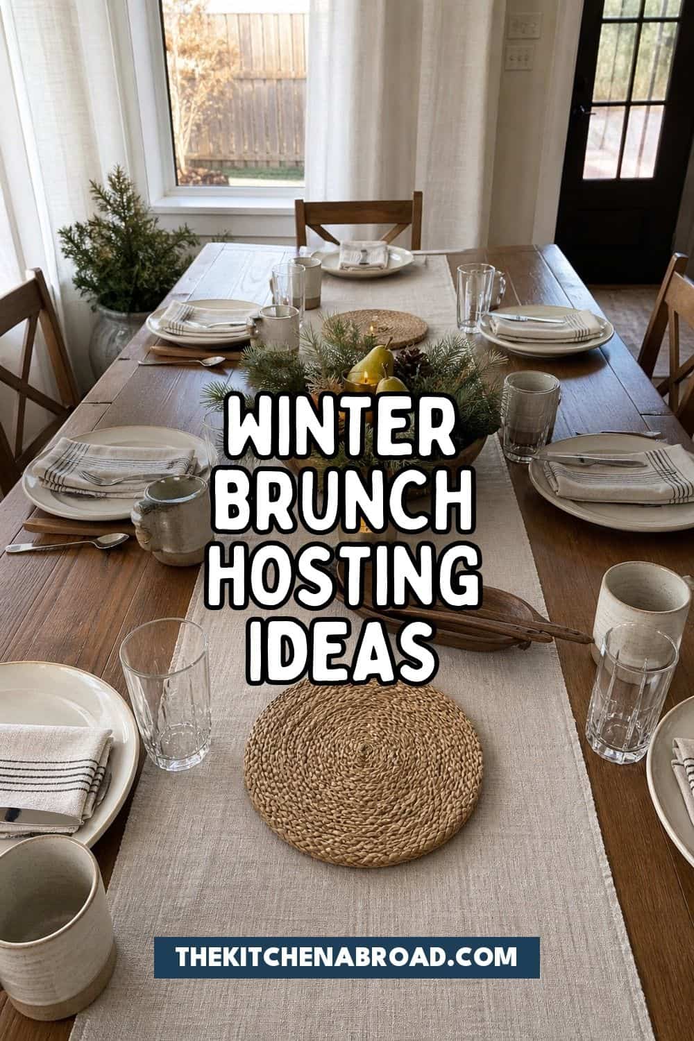 25 Winter Brunch Hosting Ideas for Easy Hosting Winter brunch hosting ideas Pinterest pin