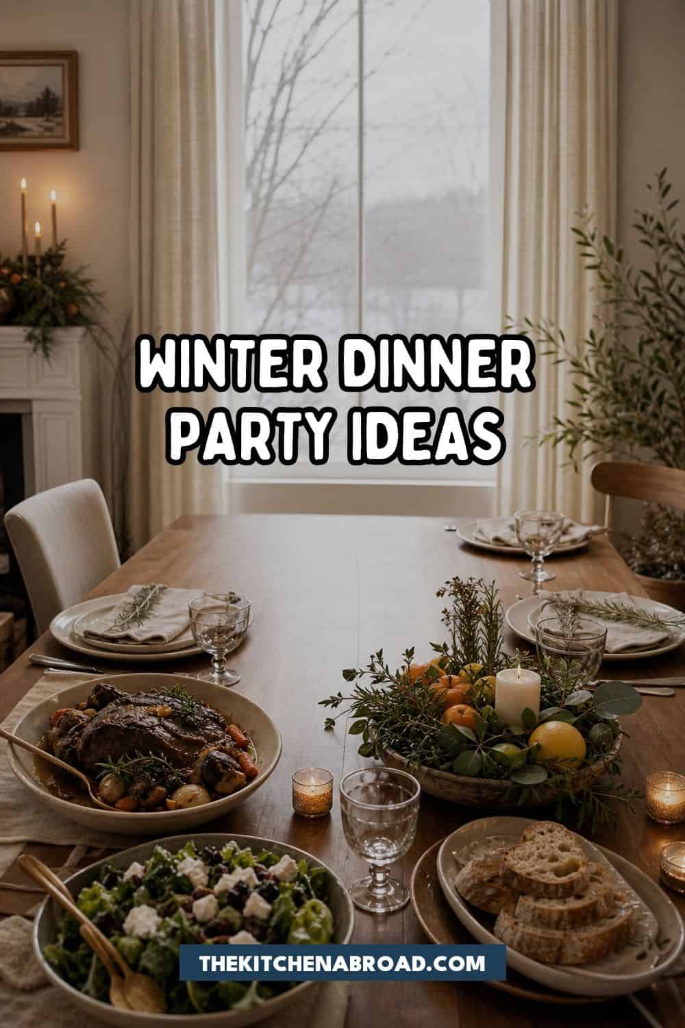 25 Winter Dinner Party Ideas for Cozy Nights In winter dinner party ideas pinterest pin