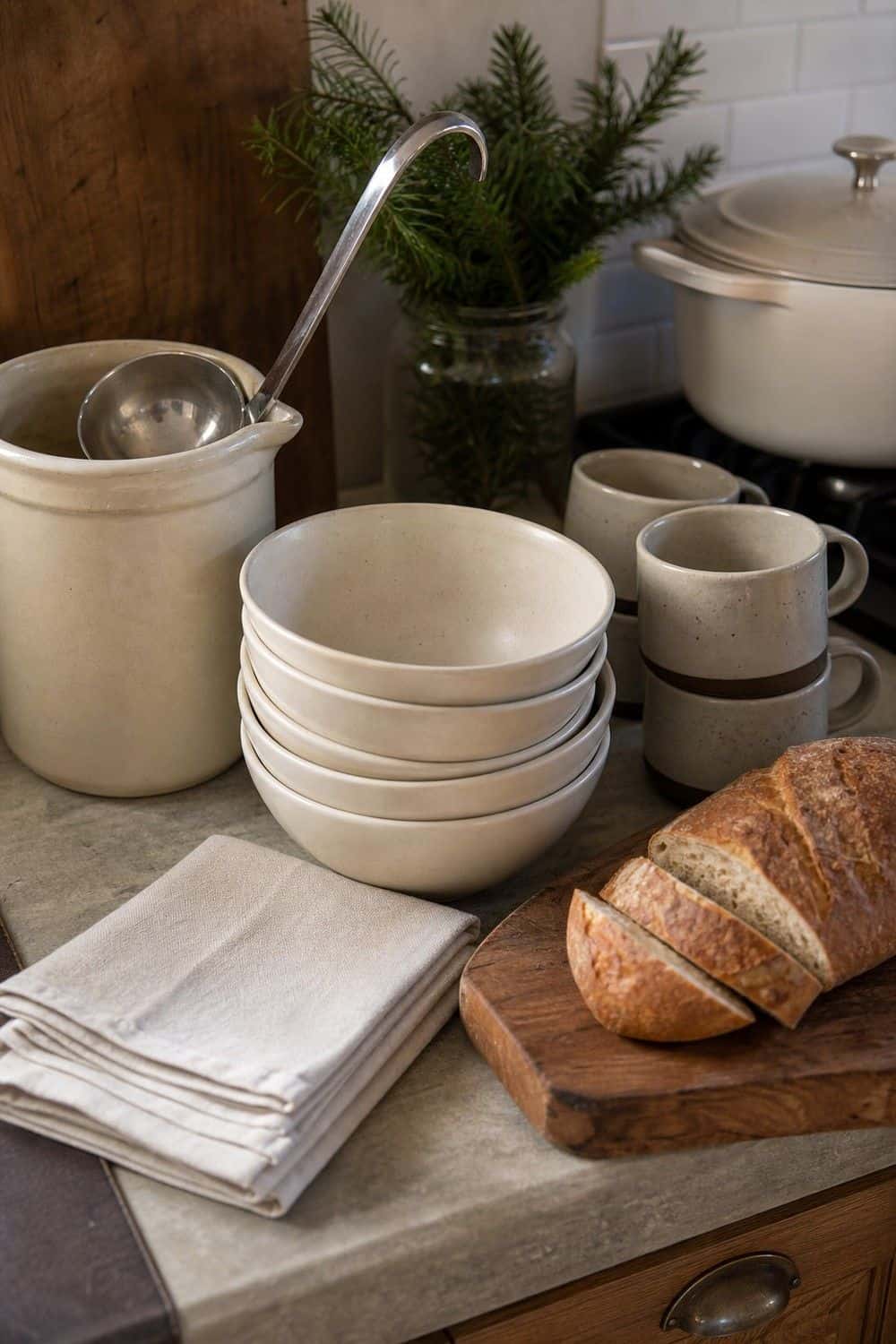 25 Winter Kitchen Decor Ideas for a Warm Seasonal Reset winter kitchen decor ideas section 13