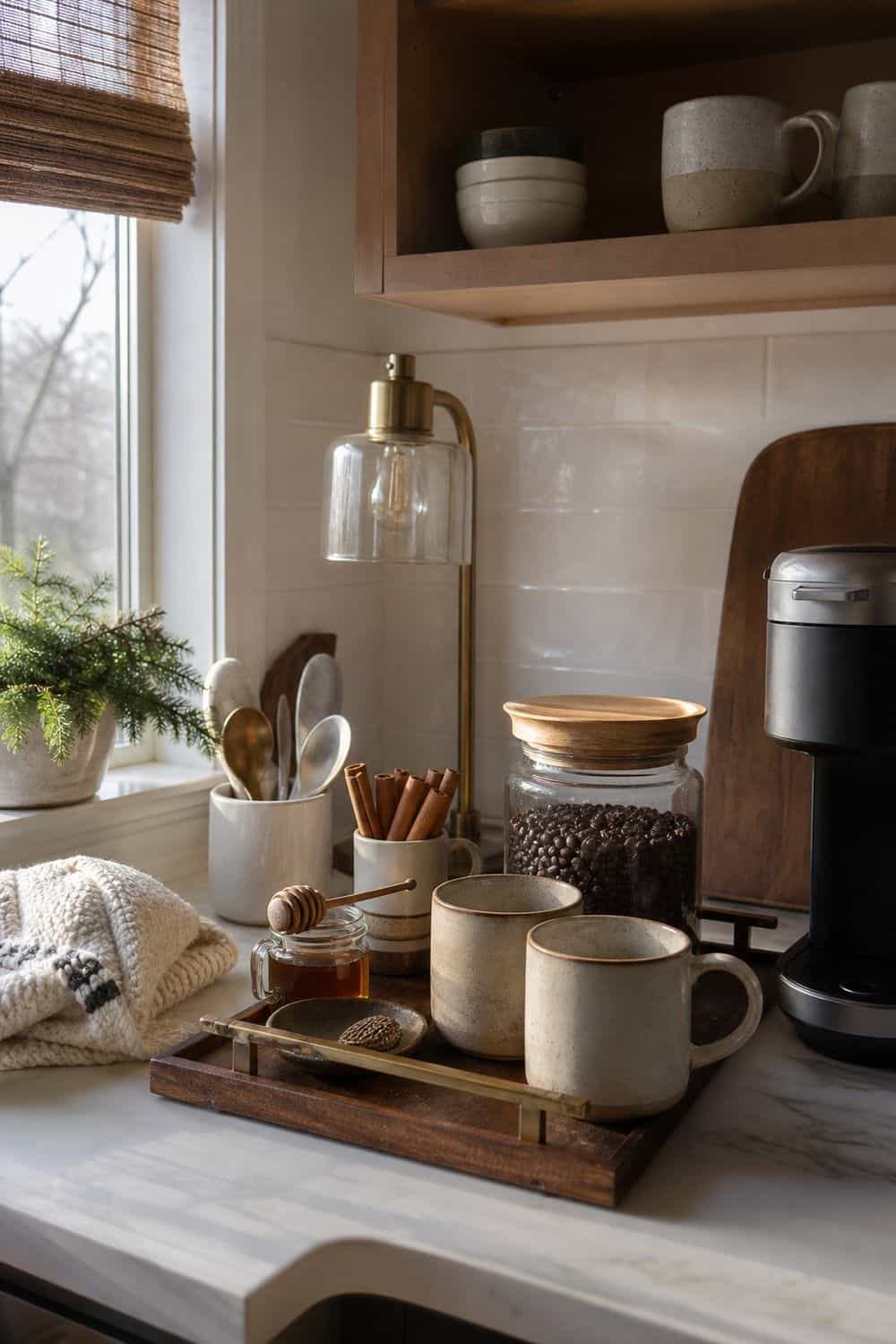 25 Winter Kitchen Decor Ideas for a Warm Seasonal Reset winter kitchen decor ideas section 24